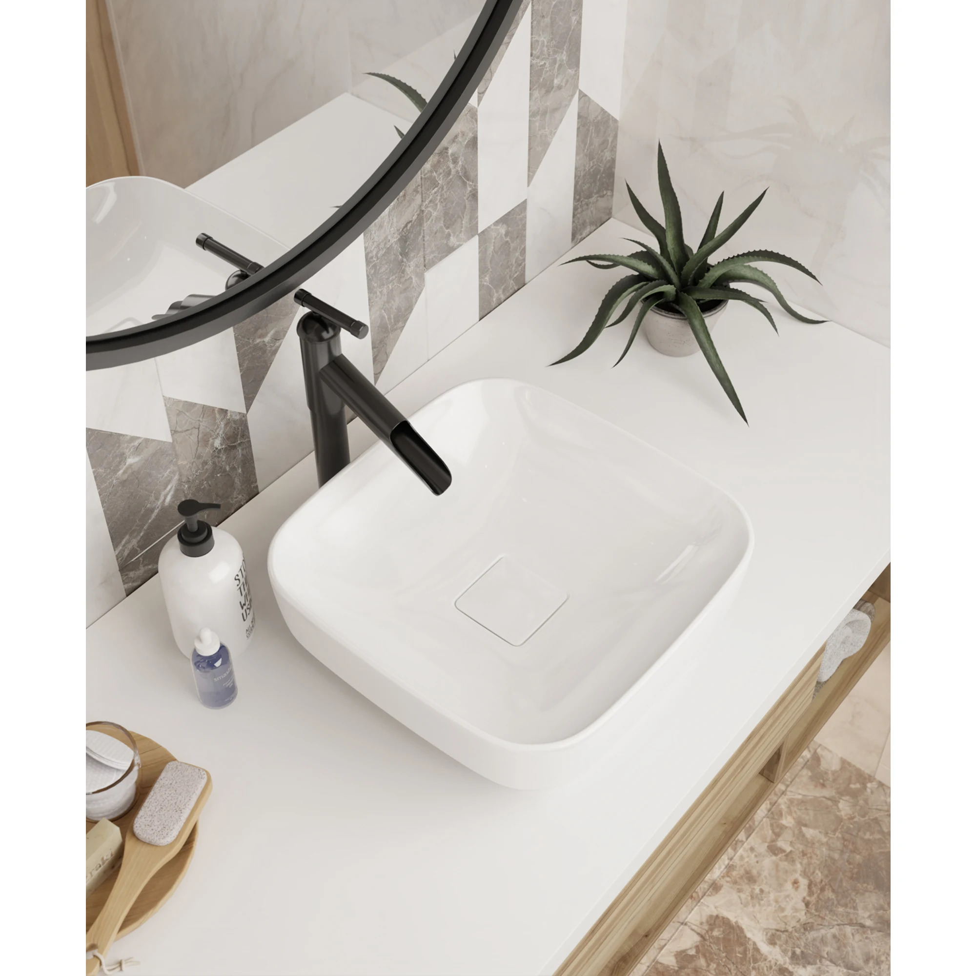 Характеристики Раковина Kirovit Мокко накладная, подробное описание ...