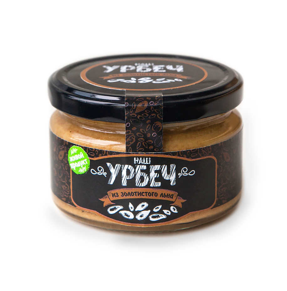 Урбеч - Лен золотистый "Наш урбеч" 200г. — купить в интернет-магазине ...