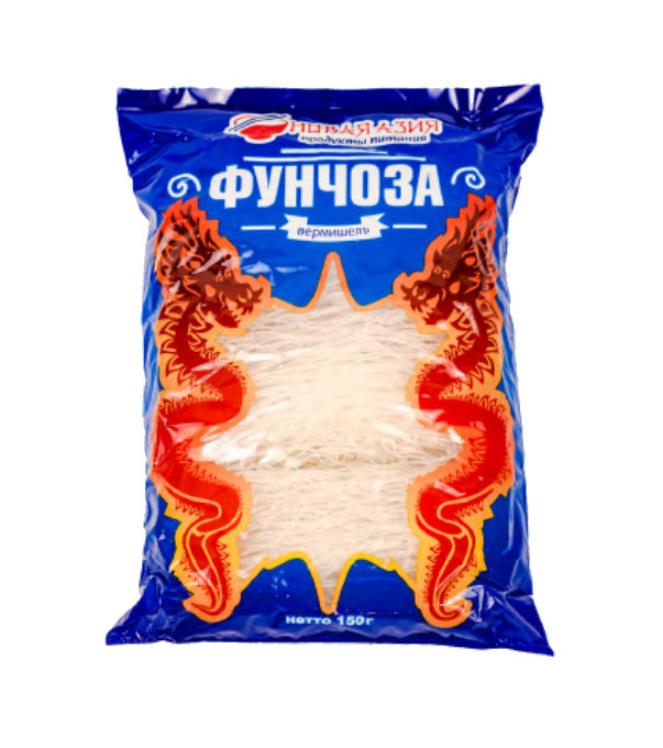 Фунчоза Новая Азия (150 граммов). Китайская стеклянная лапша — купить в ...