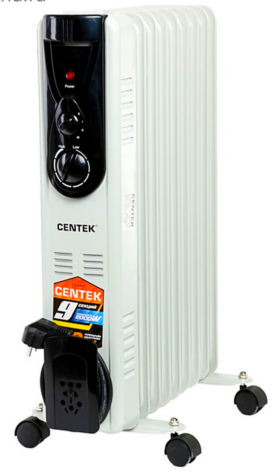 Centek ct 6201. Обогреватель CENTEK CT-6201, масляный. CENTEK CT-6201 9 секций (20м) 2000вт. CENTEK CT-6201 Black.