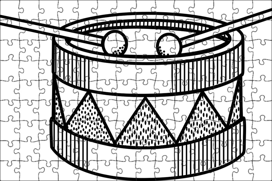 Волшебный барабан рисунок