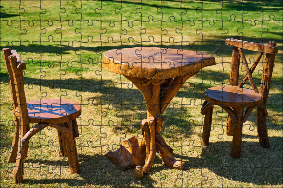 Wood chairs