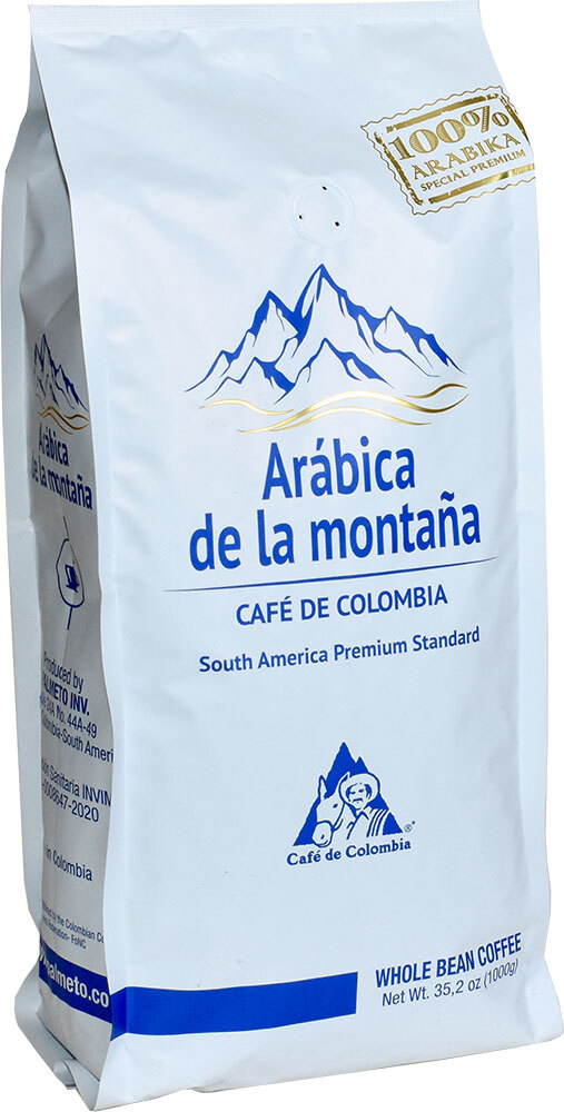 Кофе в зернах "Arabica de la montana", 1000 г — купить в интернет ...