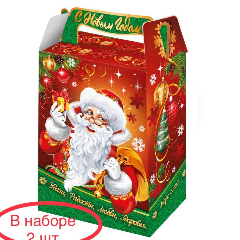 Коробка Д Конфет Новогодняя 0 8кг Морозко