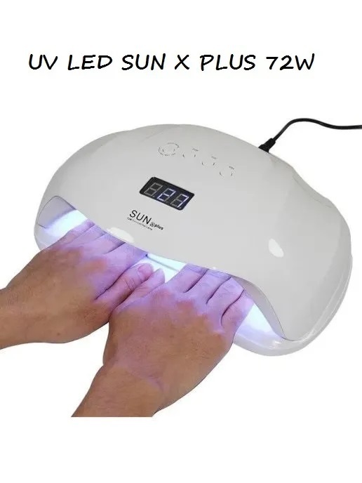 Лампа для маникюра LED-UV SUN X Plus, 72 Вт