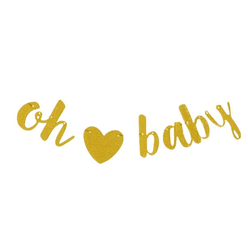 Oh baby no. Welcome Baby banner