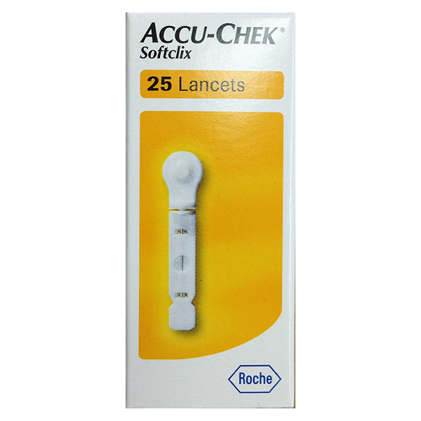 Ланцеты Акку-Чек Софткликс 25 штук (Accu-Chek Softclix)