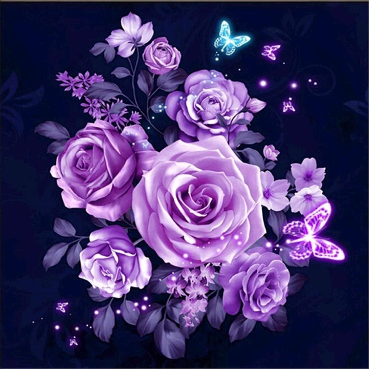 Фиолетовые Красивые Цветы
