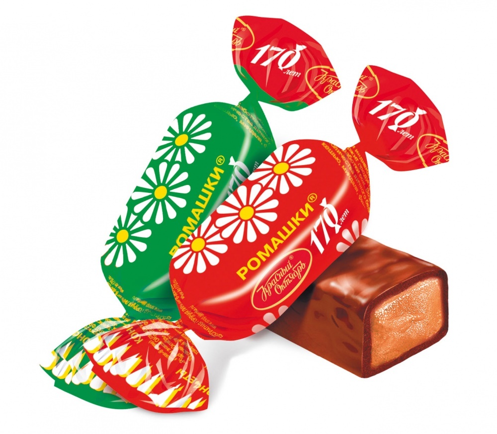 Красный октябрь весовая ромашки конфеты
