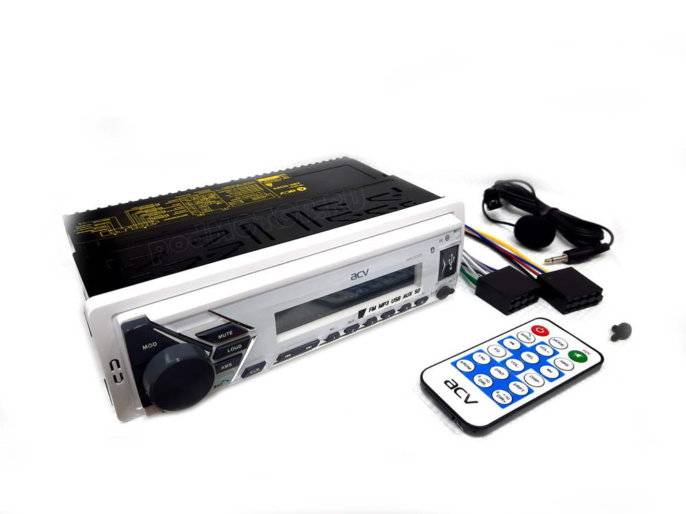 Магнитола для лодки, катера ACV AMR-902BS, Морской MP3/USB/FM/SD ...