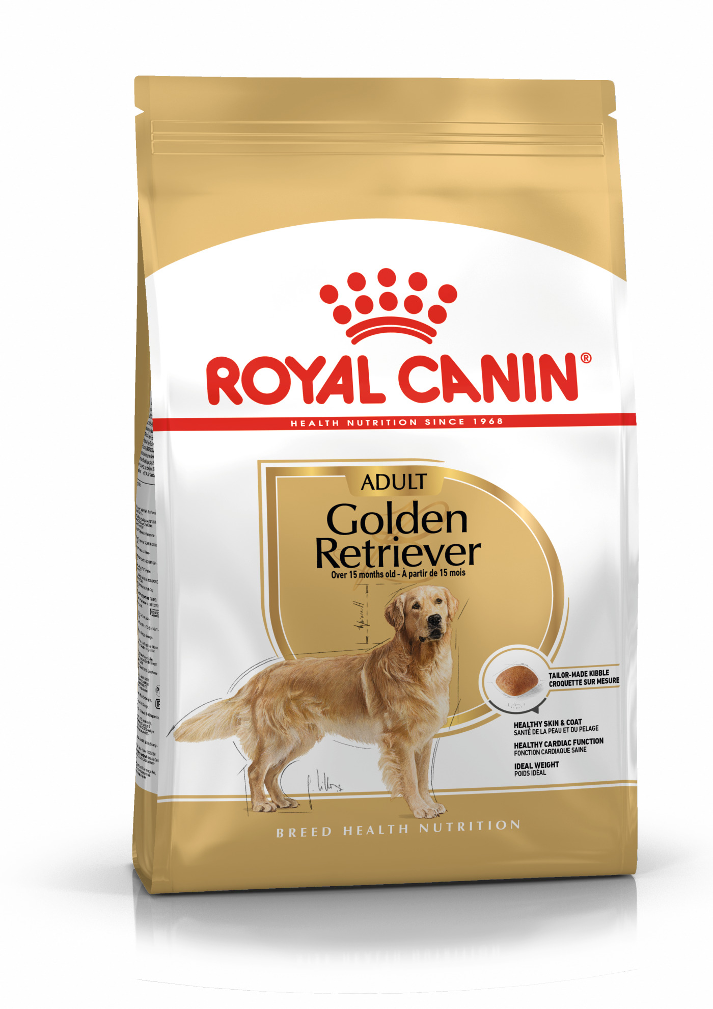 КормсухойROYALCANINполнорационныйдлявзрослыхсобакпородызолотистый(голден)ретривер3кгх2шт