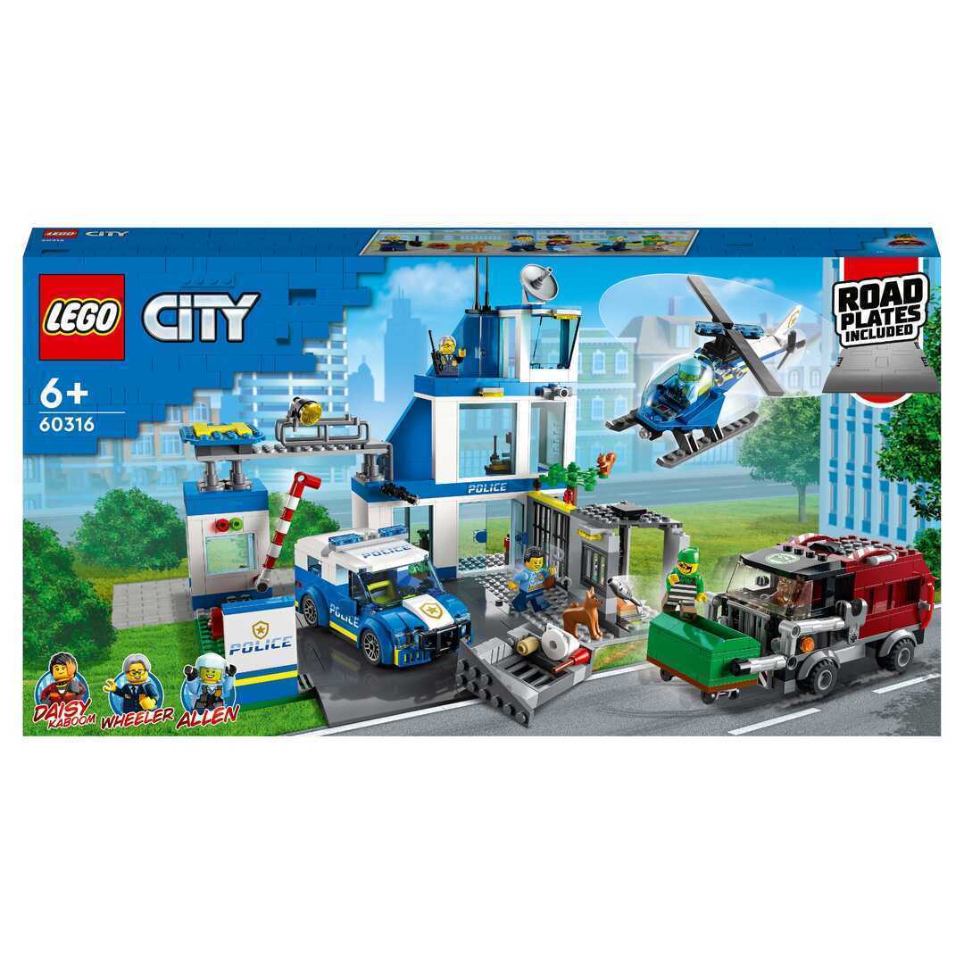 Конструктор LEGO City Полицейский участок 60316 - купить с доставкой по  выгодным ценам в интернет-магазине OZON (442818876)