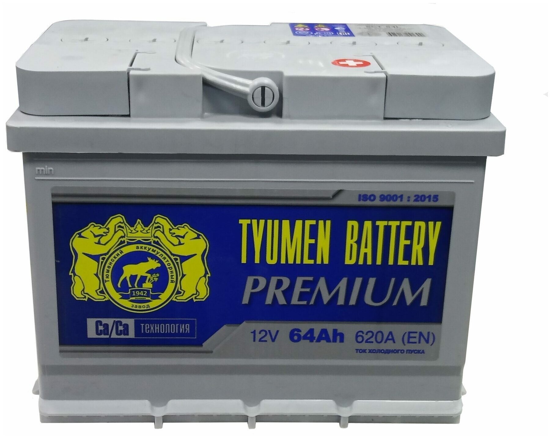 Tyumen Battery Аккумулятор автомобильный, 64 А•ч, Обратная (-/+) полярность