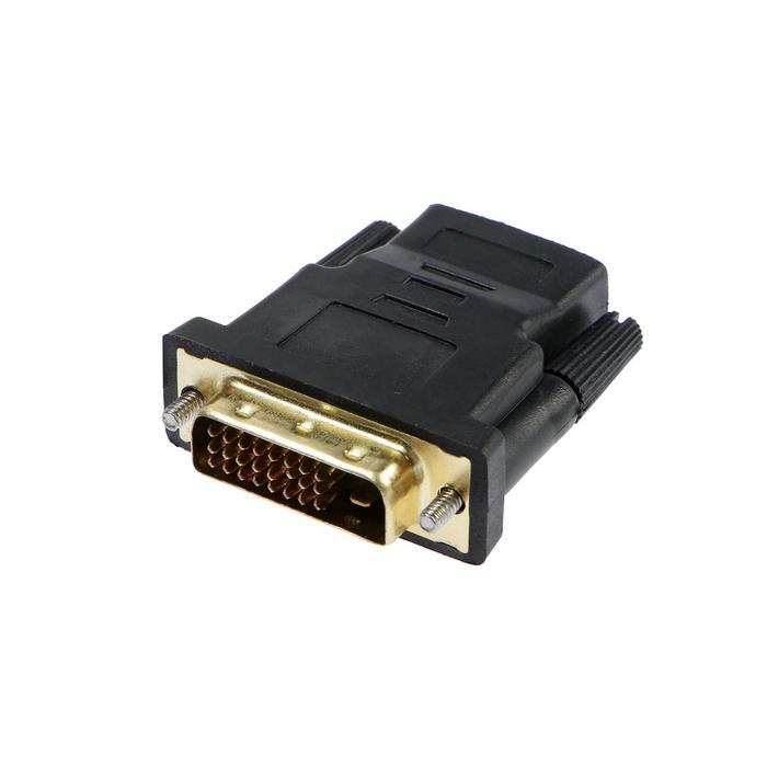 ПереходникLuazON,HDMI(f)-DVI-D(m)