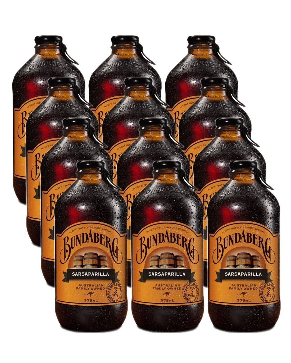 Bundaberg. Австралийский лимонад Bundaberg. Лимонад ферментированный Bundaberg Австралия 375мл. Стекло, Сарсапарилла. Bundaberg root Beer. Sarsaparilla напиток.