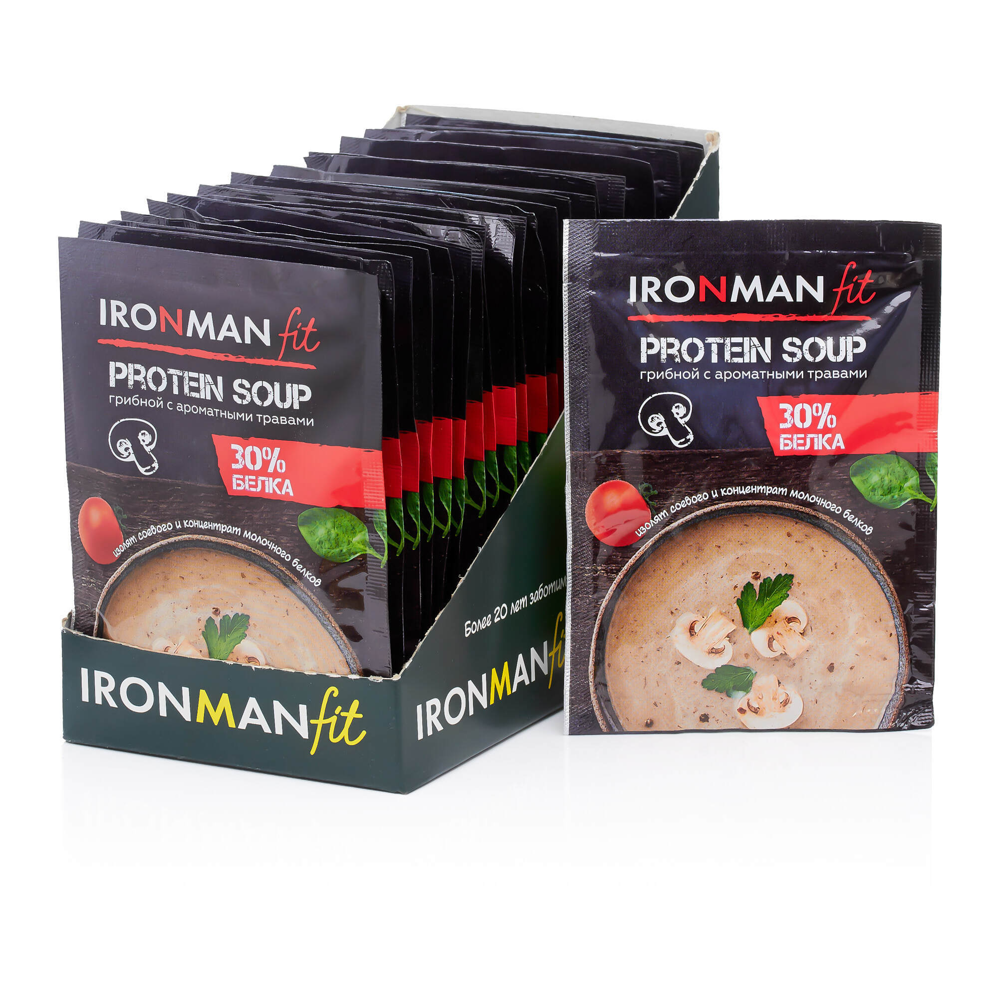 Сухой протеиновый суп (Protein Soup) IRONMAN FIT со вкусом 