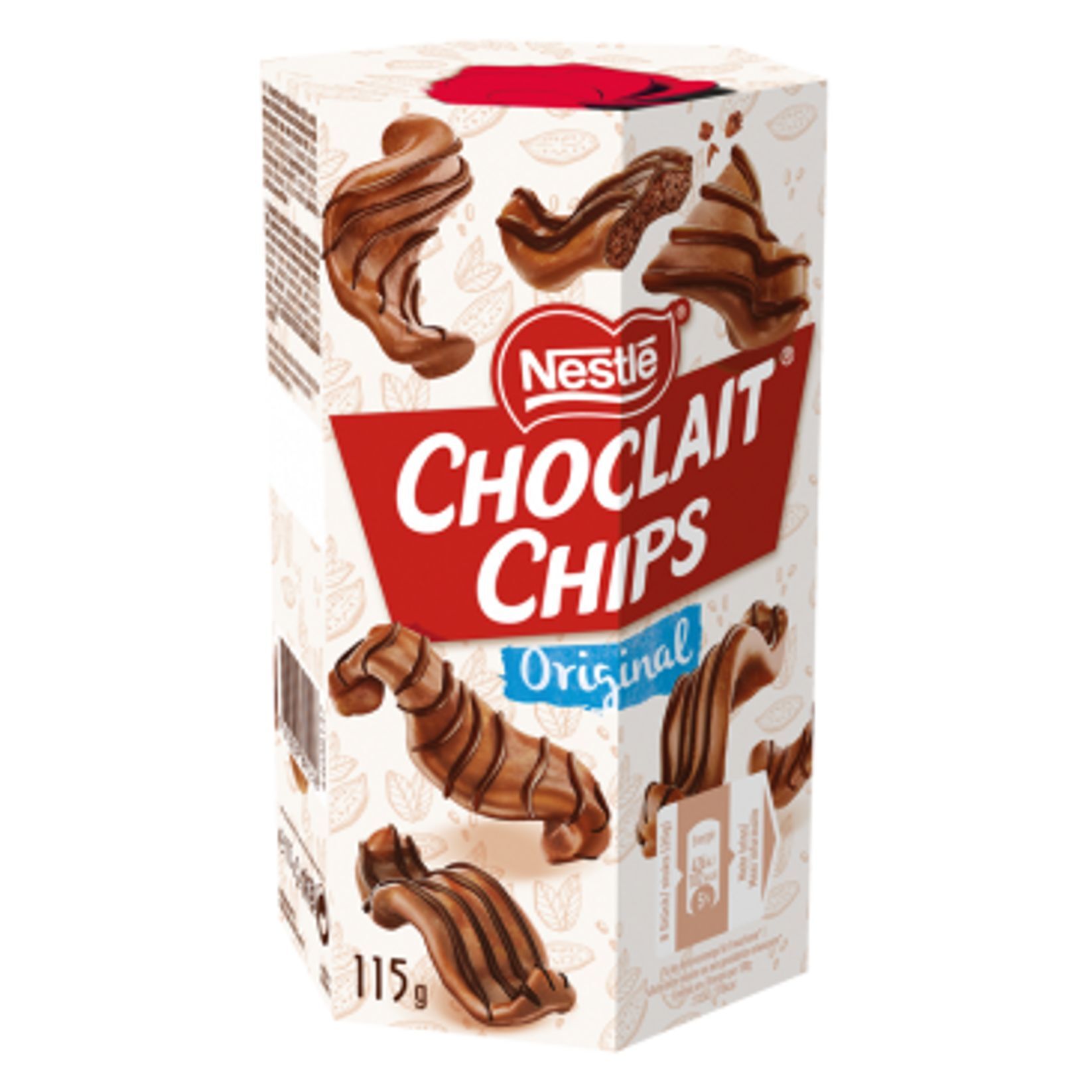 Шоколадные чипсы Нестле / Nestle Chips Choclait Original 115 гр ...