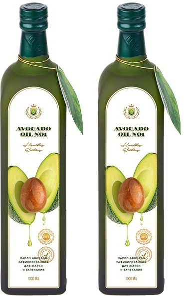 Масло авокадо Avocado oil №1 гипоаллергенное 1 л х 2шт