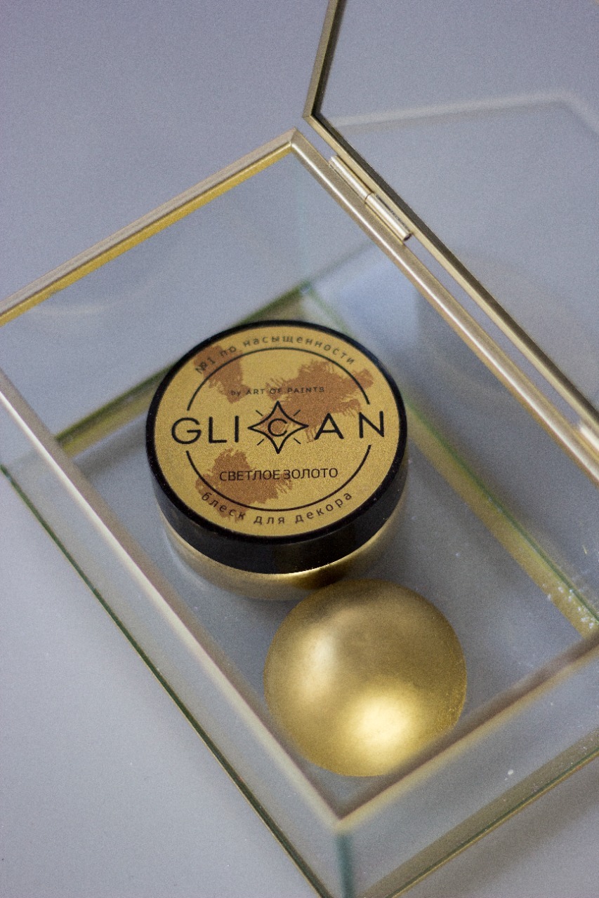 Кандурин плотный, GLICAN, Светлое Золото, 10гр. — купить в интернет ...