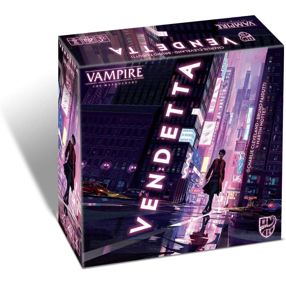 Настольная игра ИнтерХит Вампиры Маскарад: Вендетта Vampire: The Masquerade  Vendetta для 3-6 игроков от 14 лет - купить с доставкой по выгодным ценам в  интернет-магазине OZON (533130326)