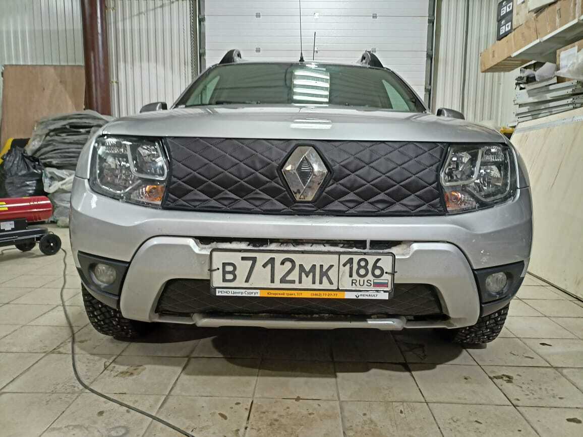 Утеплитель радиатора и бампера для Renault Duster (2010 - 2015) Рено Дастер