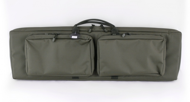 Кейс Vektor А-9-1 зелёный с двумя отделениями под магазины