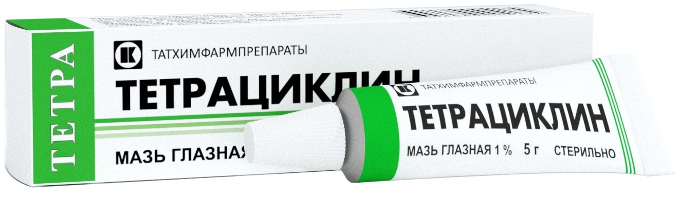 Тетрациклин, мазь глазная 1%, 5 г — купить в интернет-аптеке OZON ...