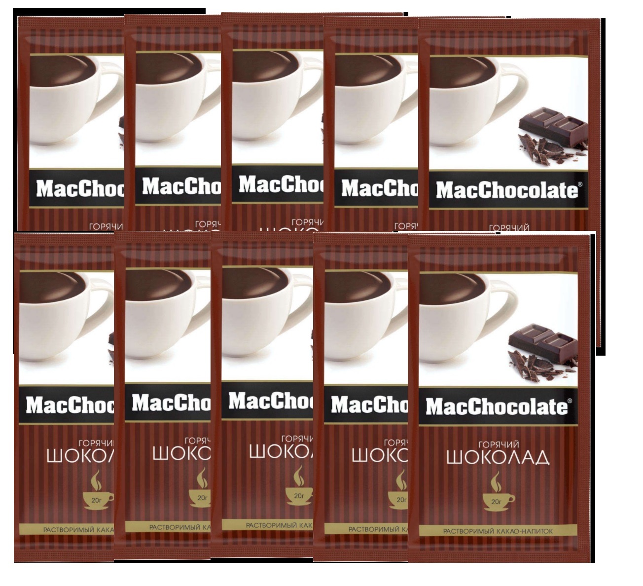 Горячий шоколад MACCHOCOLATE 20г миндаль