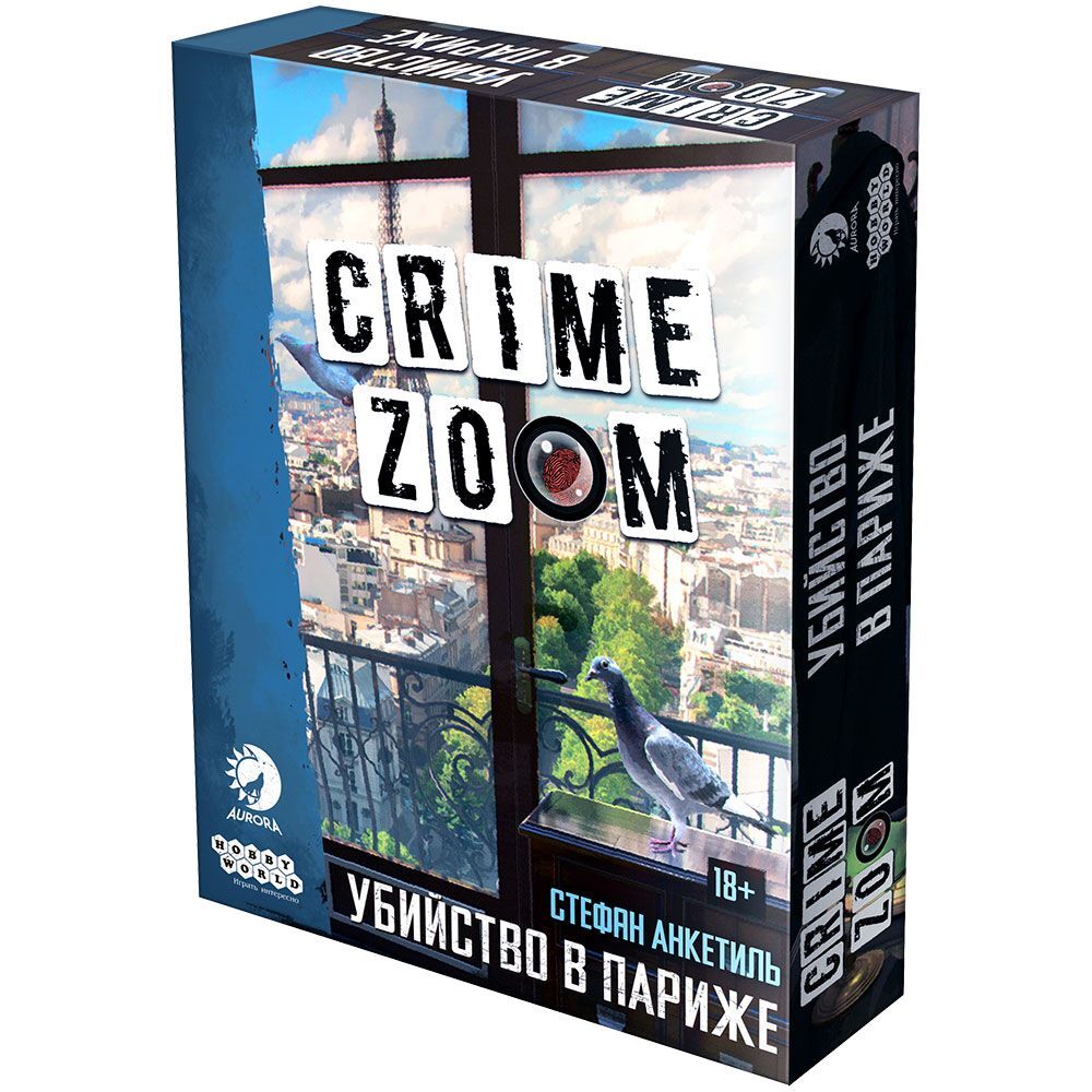 Настольная игра Hobby World Crime Zoom Убийство в Париже