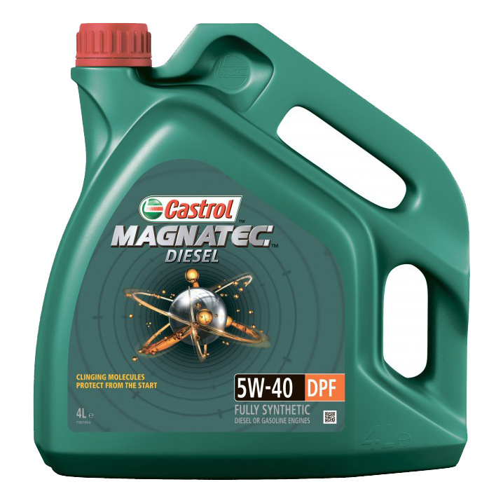 FQ Castrol_Magnatec Diesel DPF 5W-40 Масло моторное, Синтетическое, 4 л