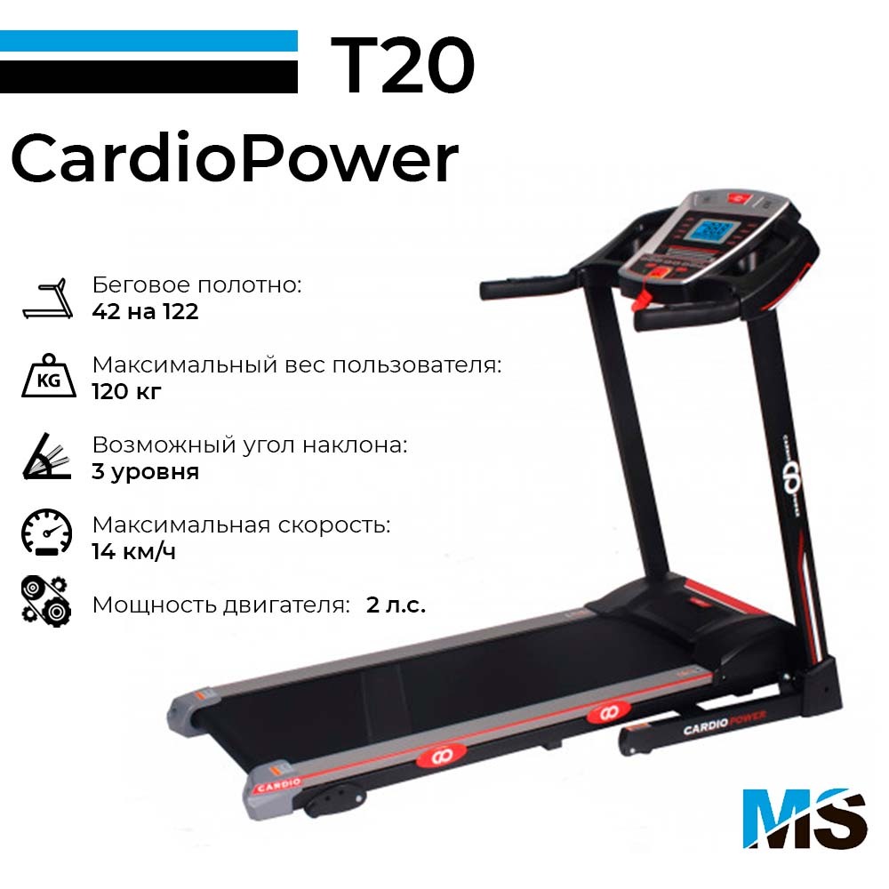 Беговая дорожка cardiopower t30