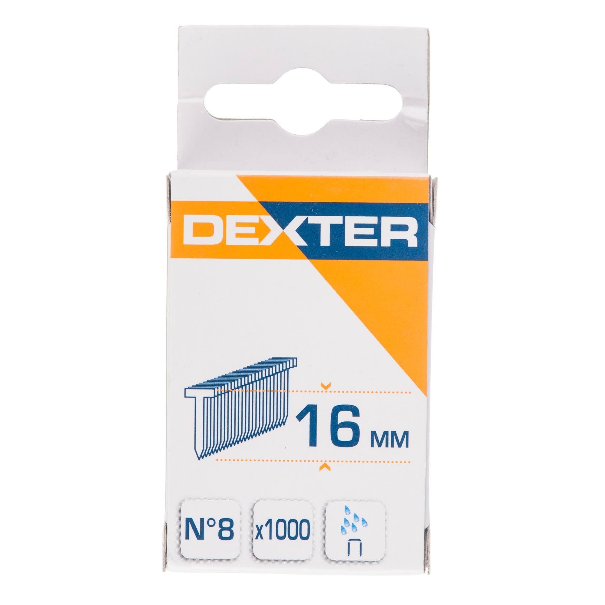 Скобы тип53/10мм 1000шт Dexter