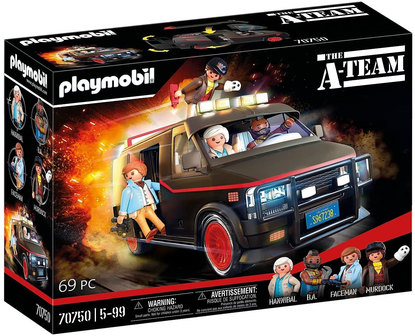 Конструктор Фургон A-Team Playmobil 70750