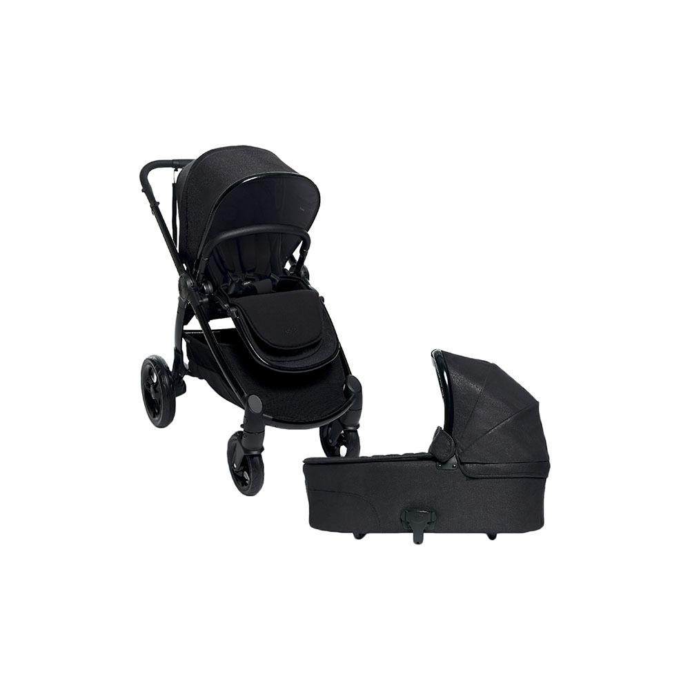 Детская коляска Mamas & Papas Ocarro Raven 2в1, до 4 лет, демисезон, хлопок, чёрный, 1010 х 590 х 1010 мм. Товар уцененный