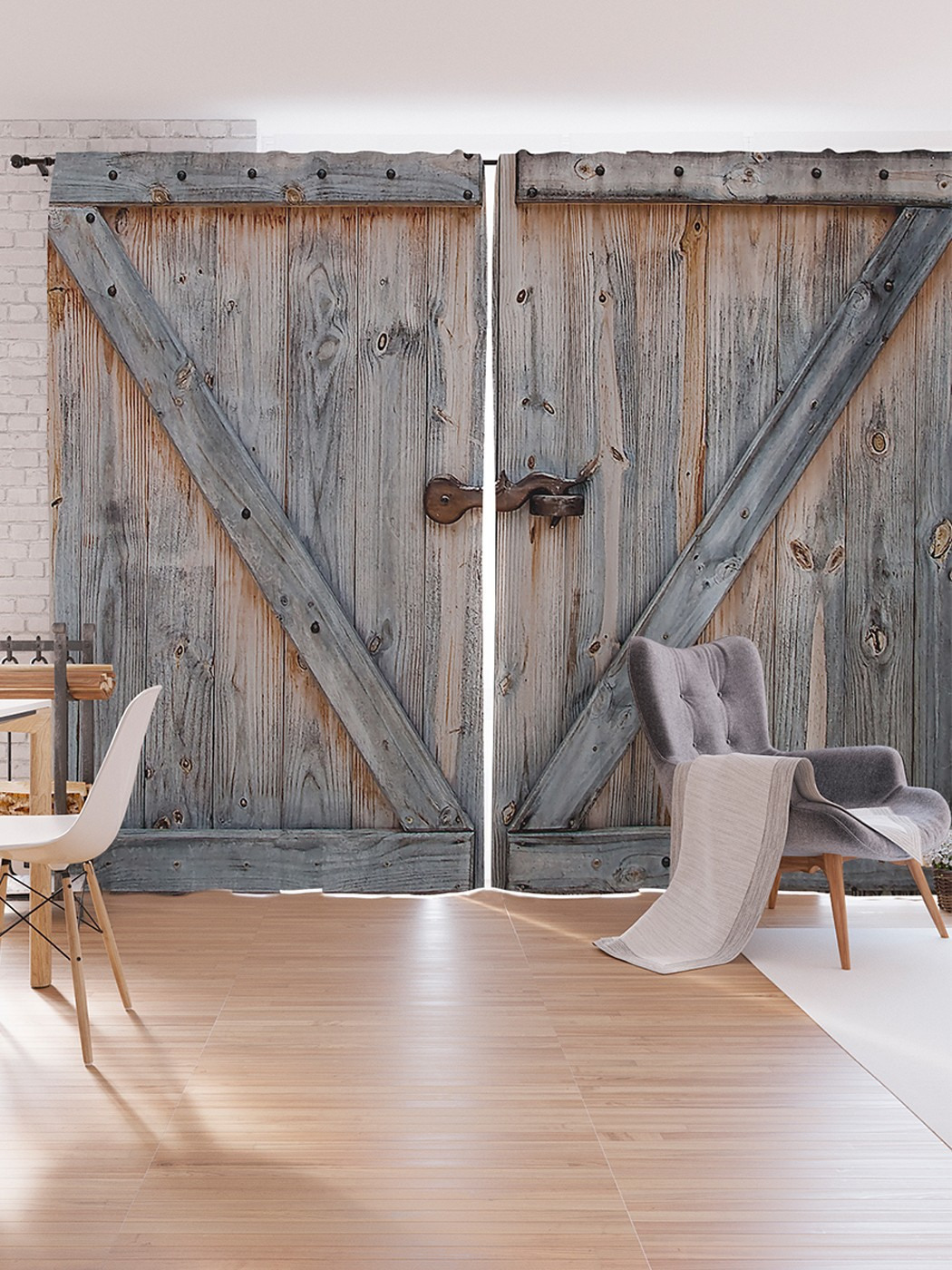 Шторы Под Дерево Купить