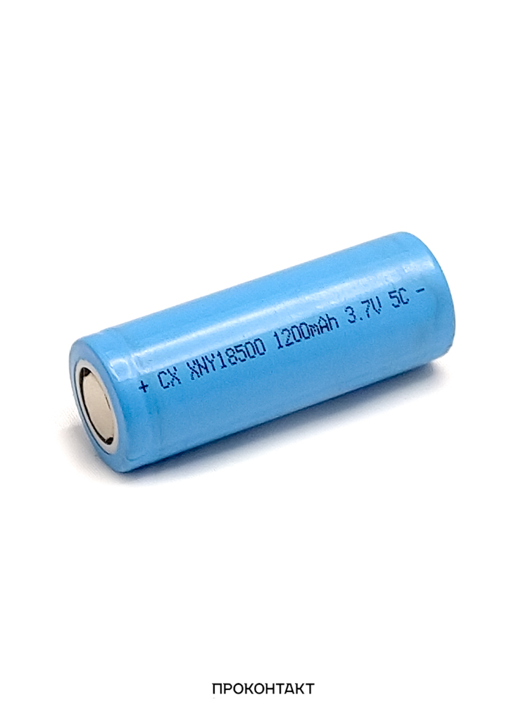 Аккумуляторлитий-ионный18500,1200mah(5C),KPYINRплоский+