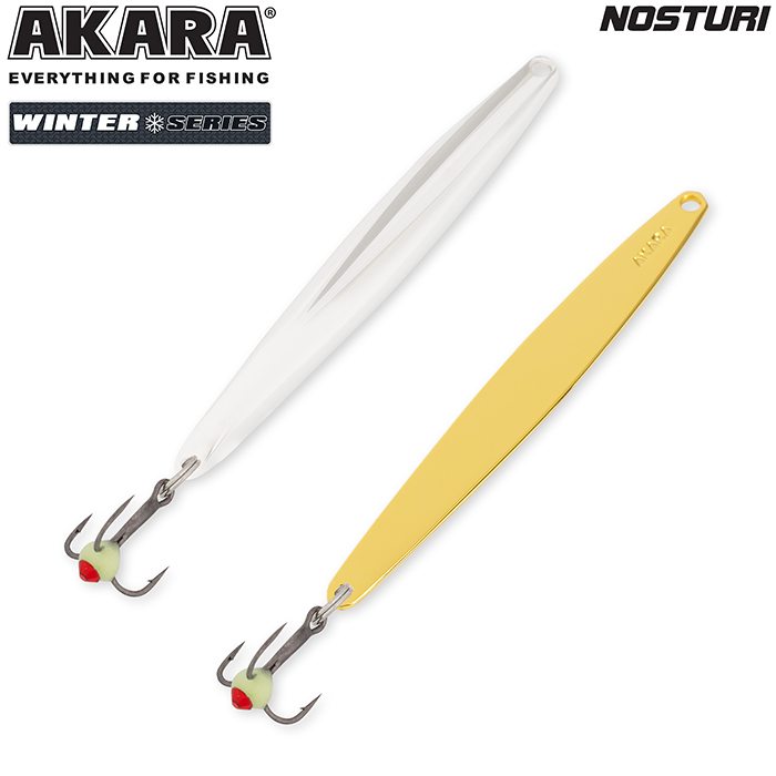 Блесна зим. Akara Ice Nosturi 60 6 гр. Sil/Go