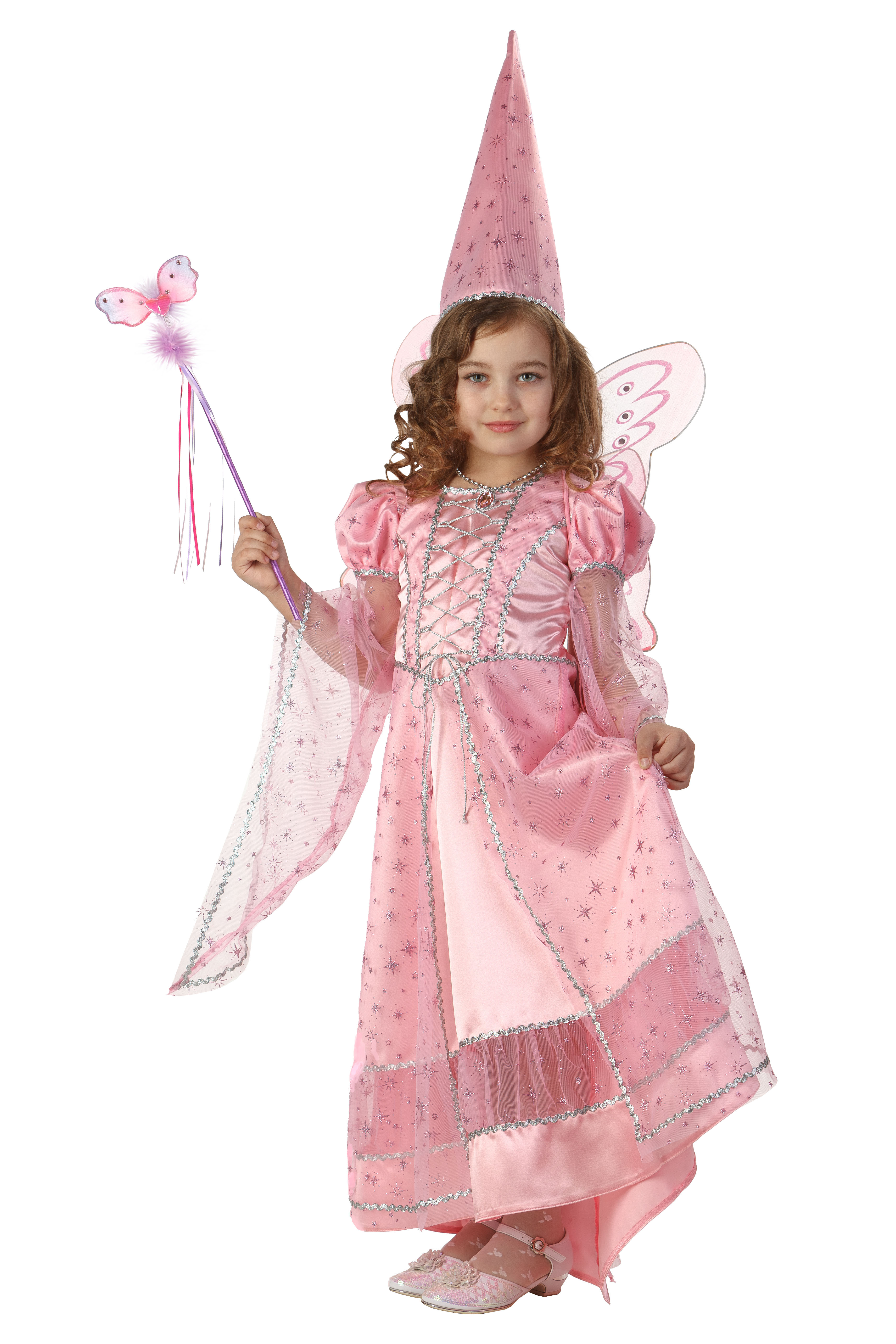 Карнавалия костюм феи розовый