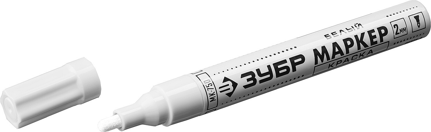 Маркер-краска лаковый (paint marker) UNI (Япония) Paint, комплект 4 штук, 2.2-2.