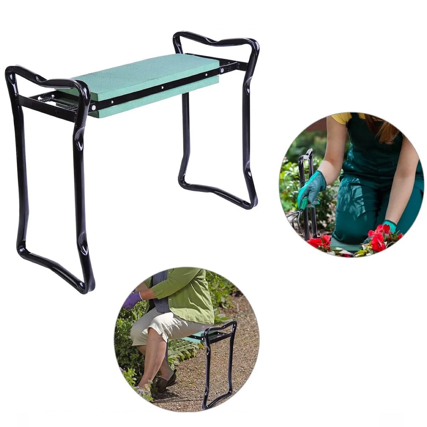 Gardener's Bench - Folding Ergonomic Kneeler Bench