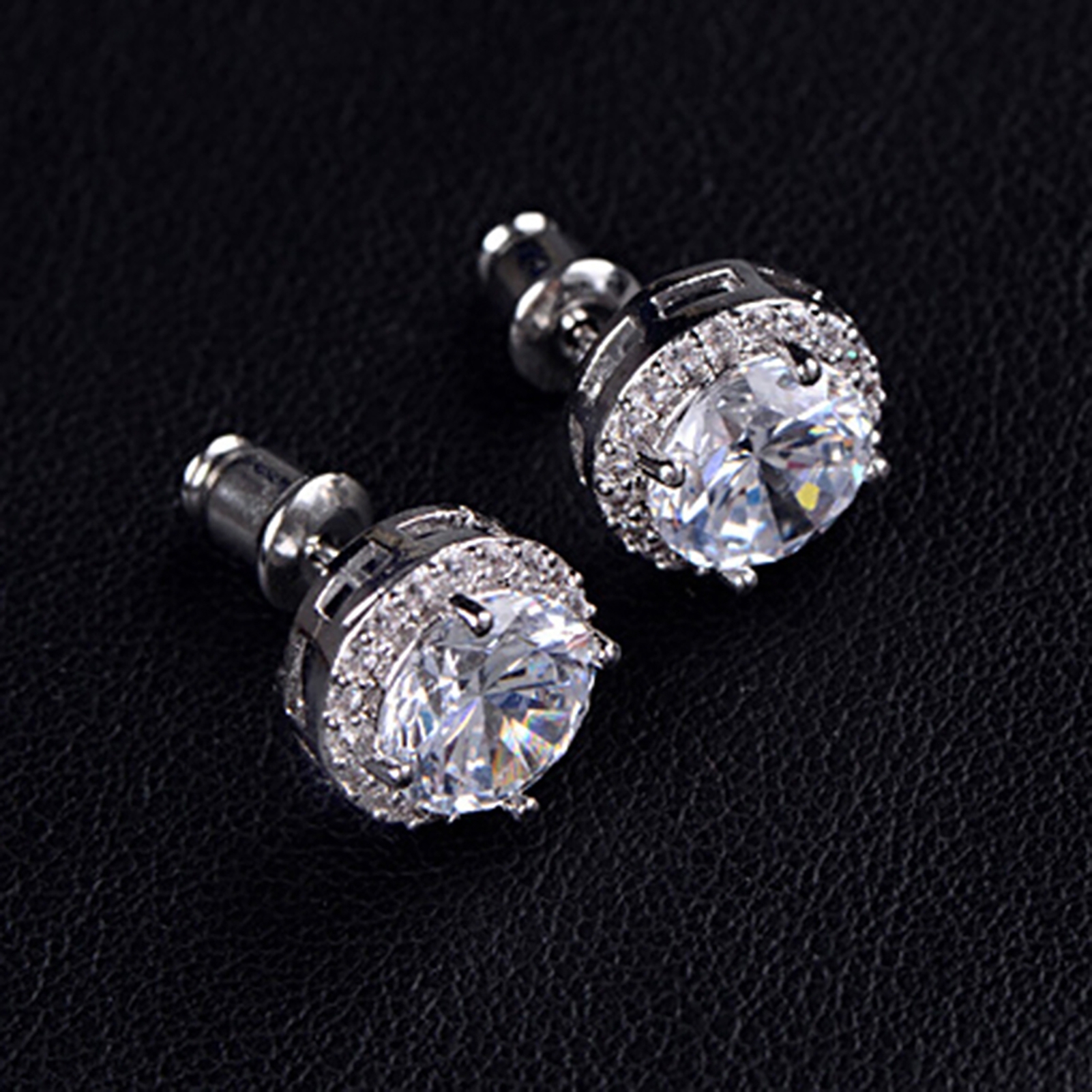 Cubic Zirconia серьги гвоздики