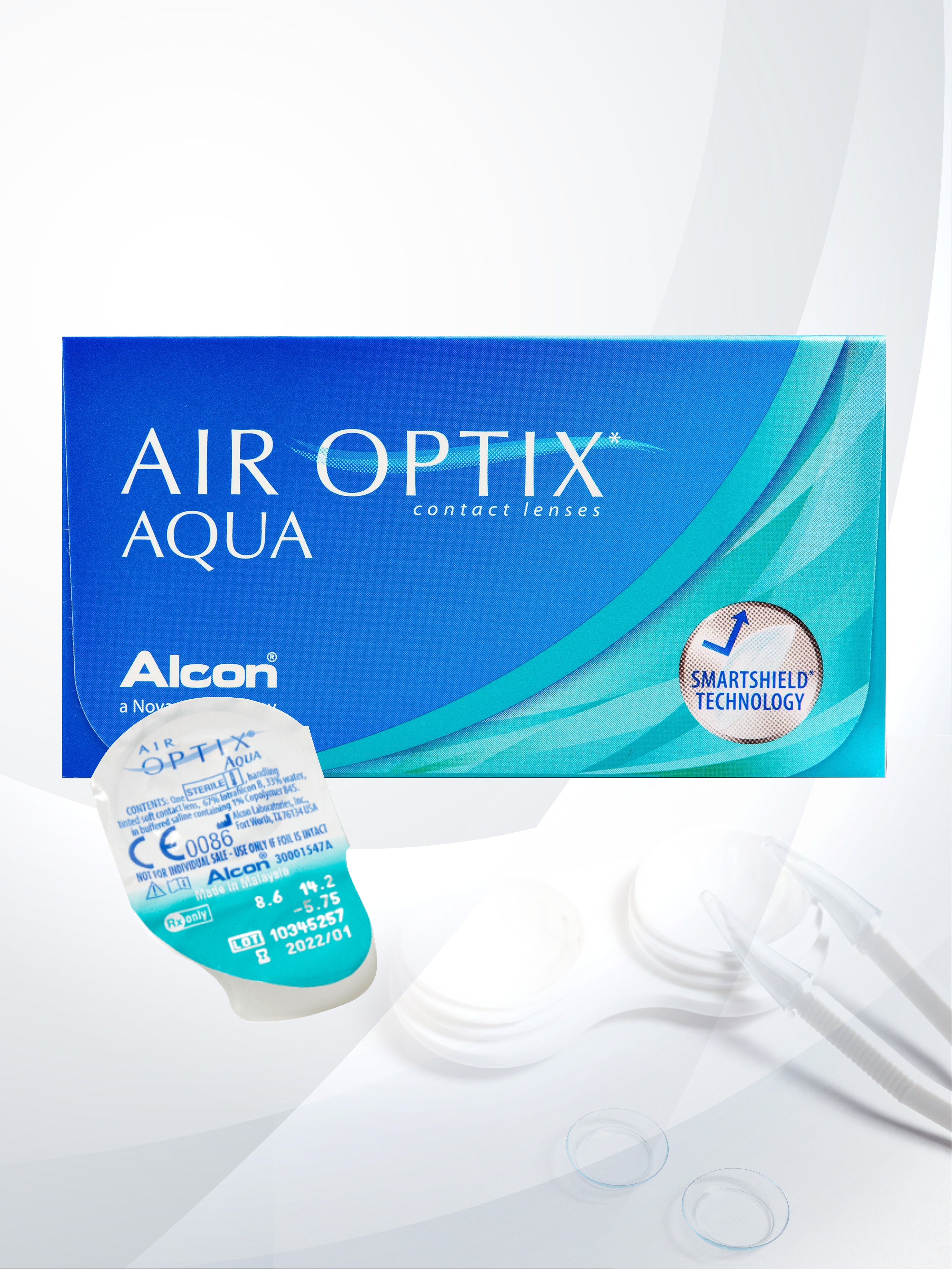 Alcon air optix aqua 6 шт