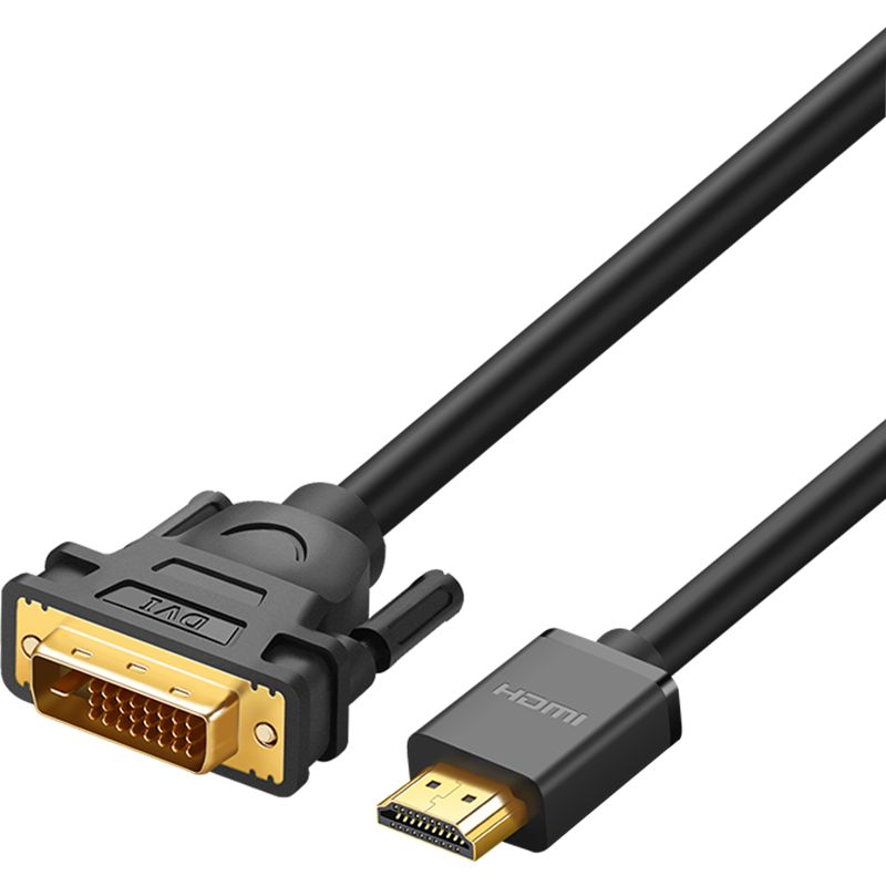 Ugreen Видеокабель HDMI/DVI, 2 м, черный