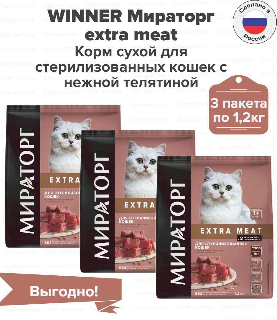 Корм Для Кошки Винер Мираторг Купить