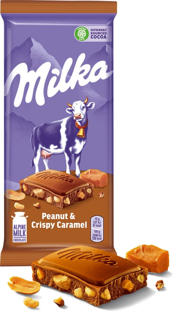 Шоколад Milka молочный с фундуком, 85 г