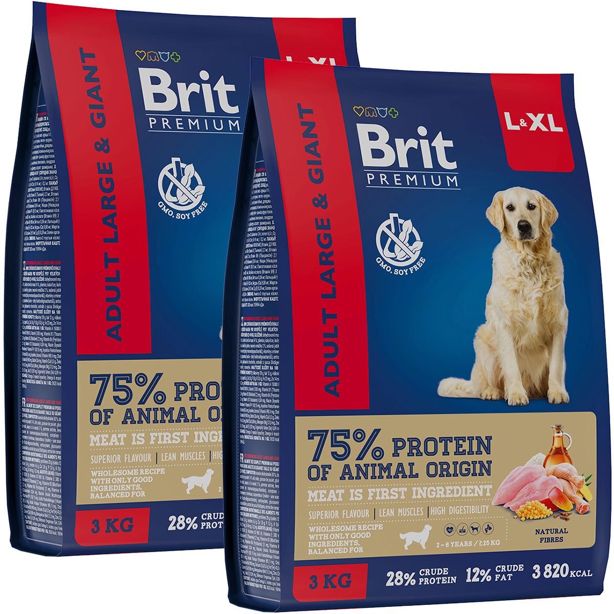 BRIT PREMIUM DOG ADULT LARGE GIANT 3 3 OZON 599534041