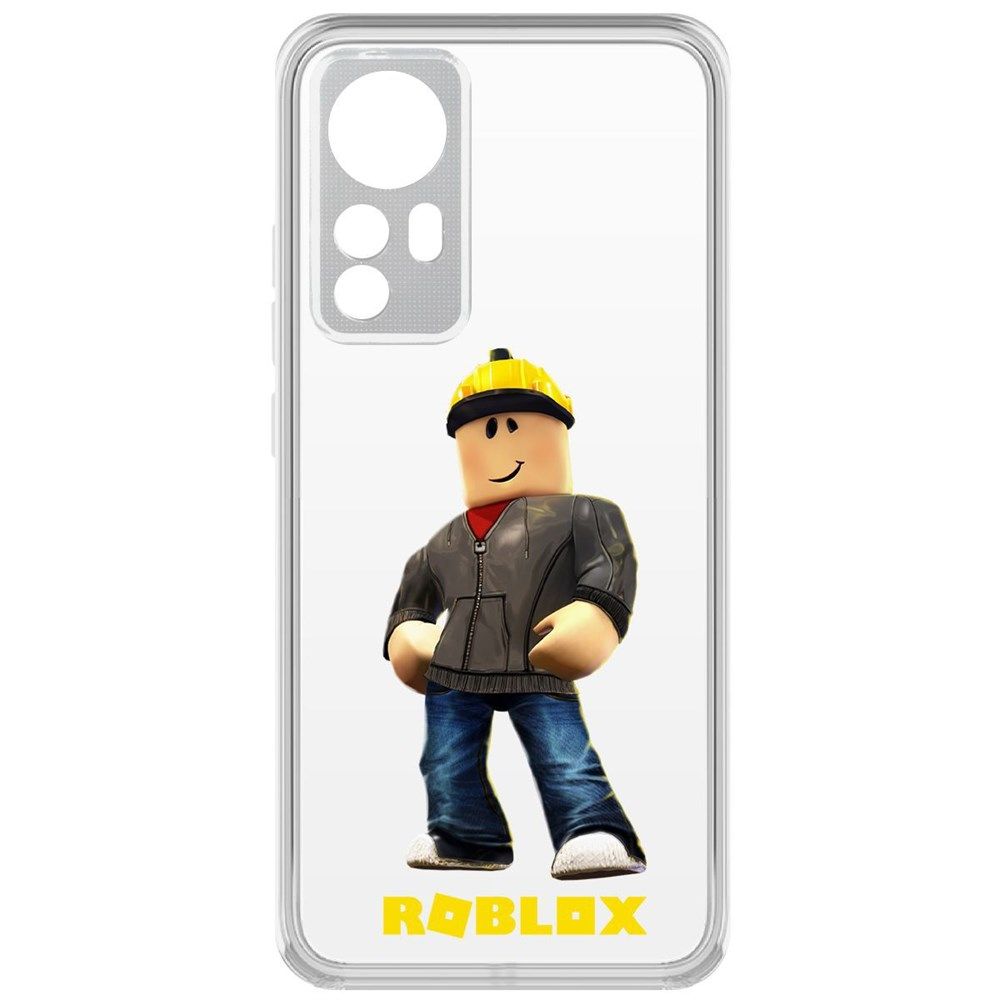 Силиконовый чехол / накладка / бампер Roblox-Строитель для Xiaomi 12 -  купить с доставкой по выгодным ценам в интернет-магазине OZON (707018552)