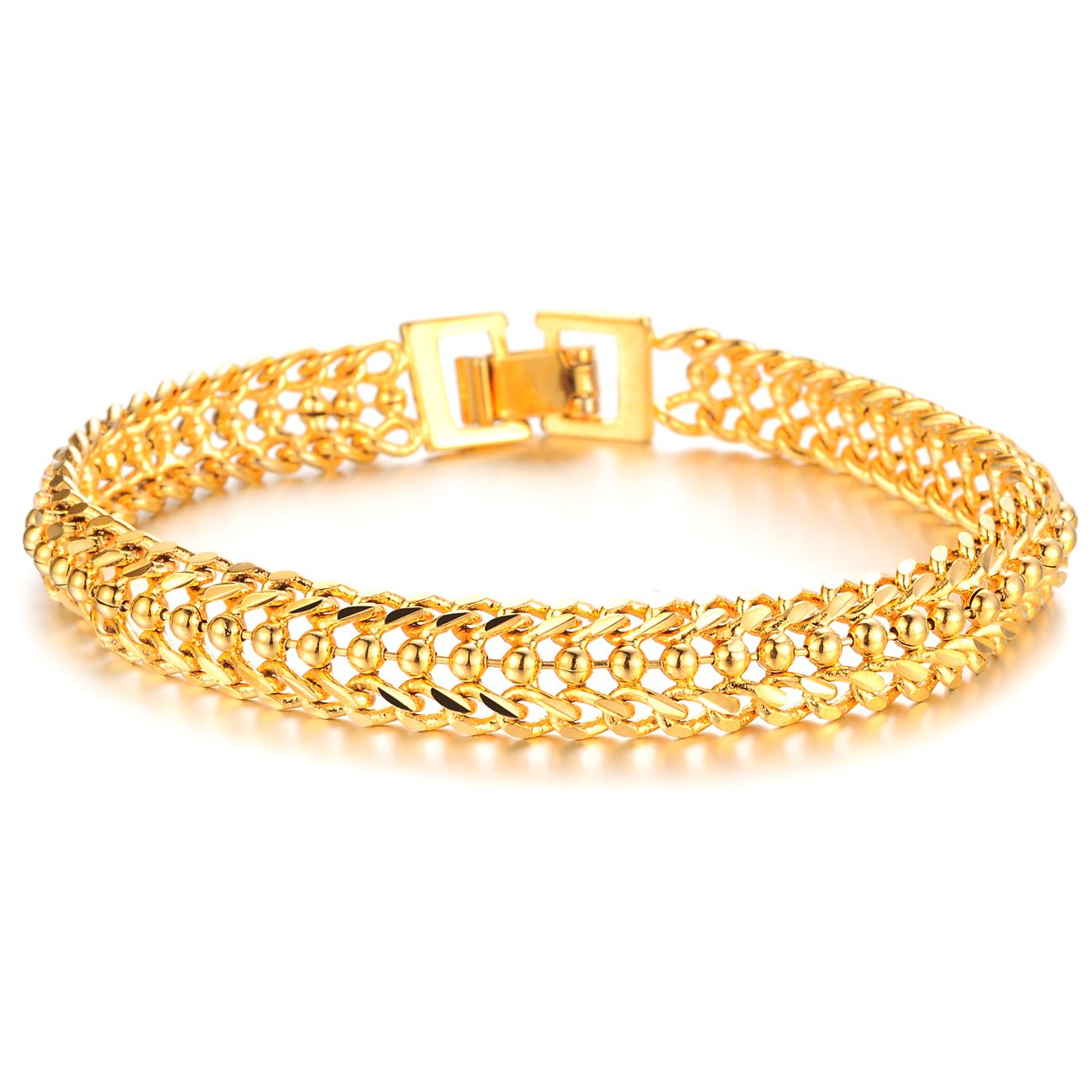 Модные женские браслеты из золота