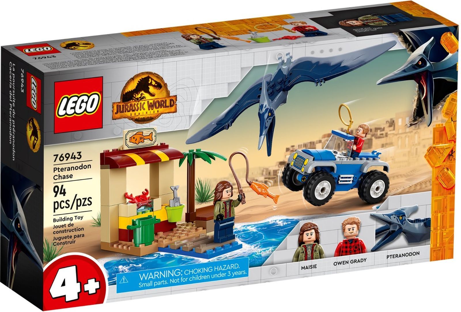 Jurassic world pteranodon lego sale