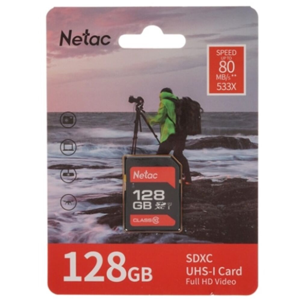 Карта памяти netac 128gb